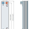 Паяный теплообменник испаритель Alfa Laval AC18-10