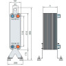 Паяный теплообменник испаритель Alfa Laval AC112-60 Паяный теплообменник испаритель Alfa Laval AC112-60