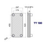 Теплообменник ТТ130-50Н