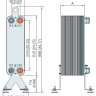 Паяный теплообменник испаритель Alfa Laval AC220-160 Паяный теплообменник испаритель Alfa Laval AC220-160