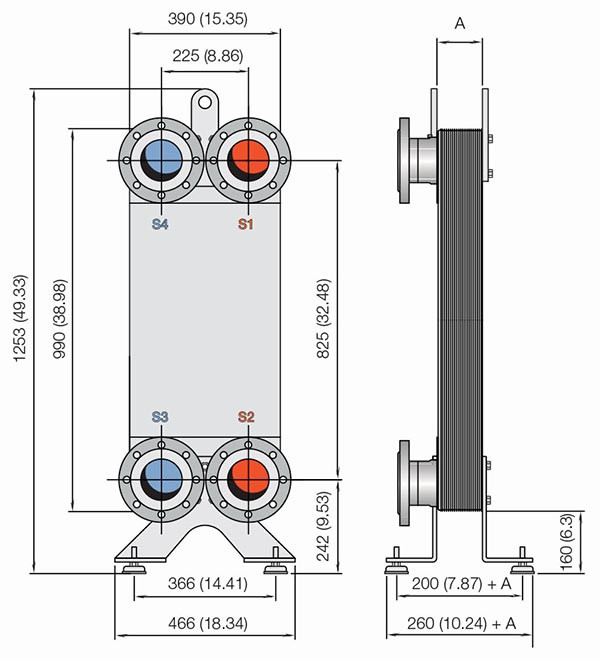 Паяный теплообменник AlfaNova 400-220 Alfa Laval