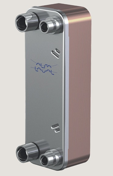 Паяный теплообменник испаритель Alfa Laval AC16-14 Паяный теплообменник испаритель Alfa Laval AC16-14
