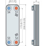 Паяный теплообменник испаритель Alfa Laval AC16-14 Паяный теплообменник испаритель Alfa Laval AC16-14